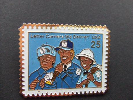 Letter Carriers we Deliver postzegel Amerika